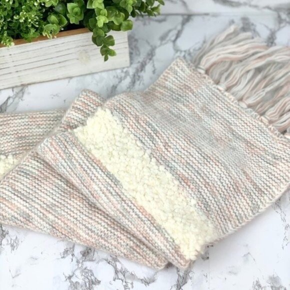 Knitted Fringe Scarf - Picture 1 of 3